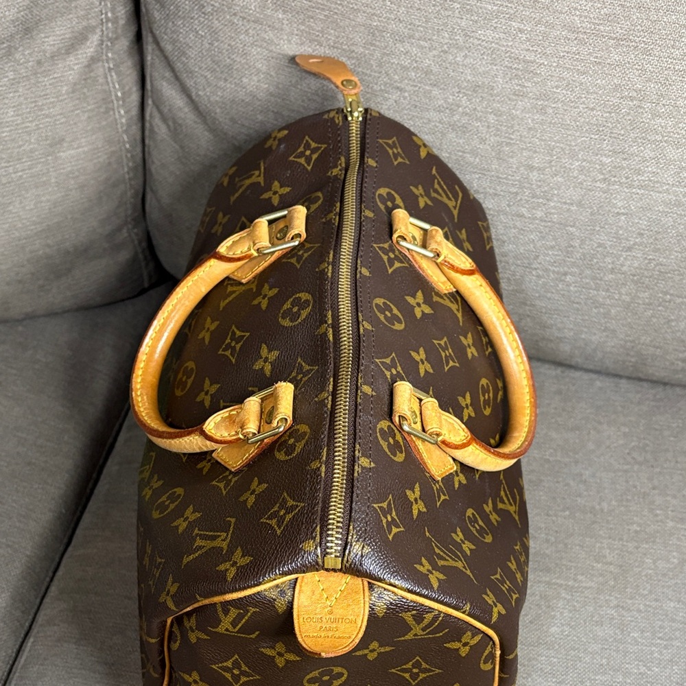 Louis Vuitton Speedy 30 Monogram Authentic COA LegitGrails MB2067 - Picture 5 of 15